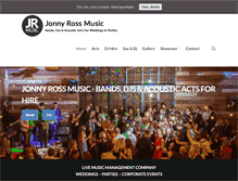 Tablet Screenshot of jonnyrossmusic.com